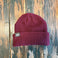 Helm Beanie (neue Farben – Deal: 3 für 50) in Bordeaux (Grobstrick)