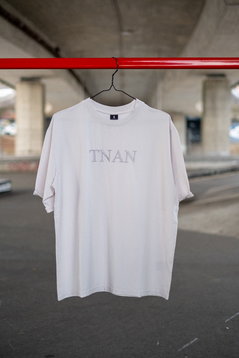 TNAN T-Shirt Loose Fit Light Grey