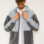Fuzzy Fleece Jacket Mid Grey