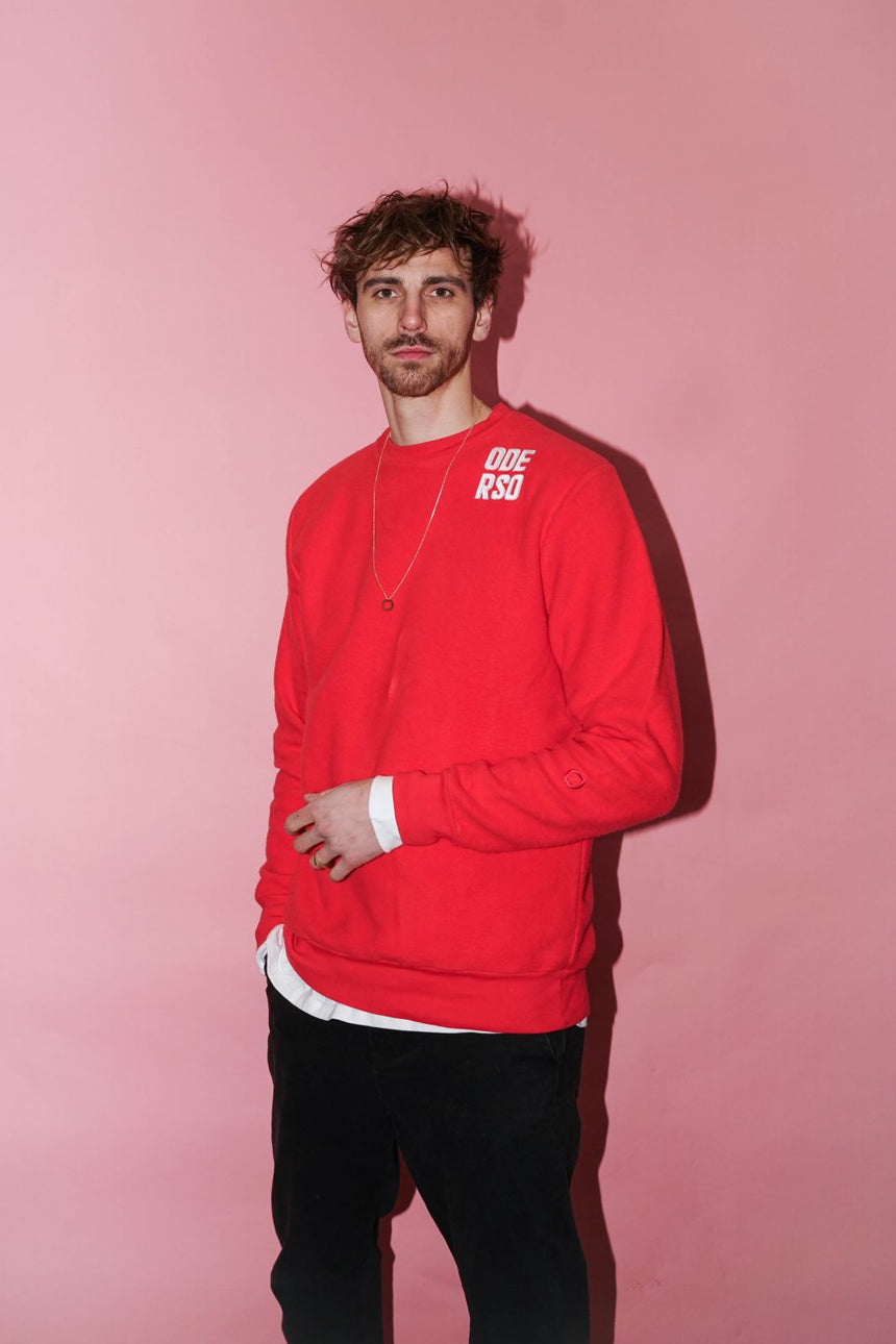 Crewneck Inside Out Red
