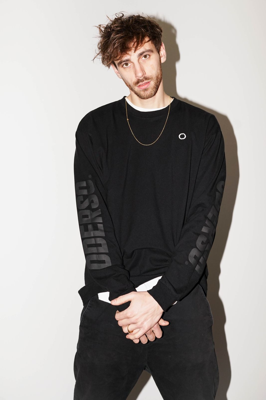 Longsleeve Shirt Black Big Circle