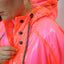 Rain Coat Transparent Pink